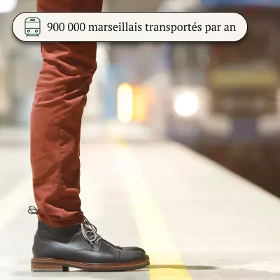 Métro de Marseille - favoriser les transports en commun